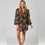 Midnight Champagne Sparkle Dress