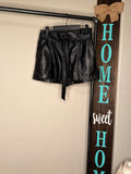 Leather Midnight Shorts