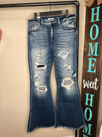 Distressed Bell Bottoms