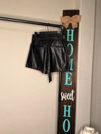 Leather Midnight Shorts