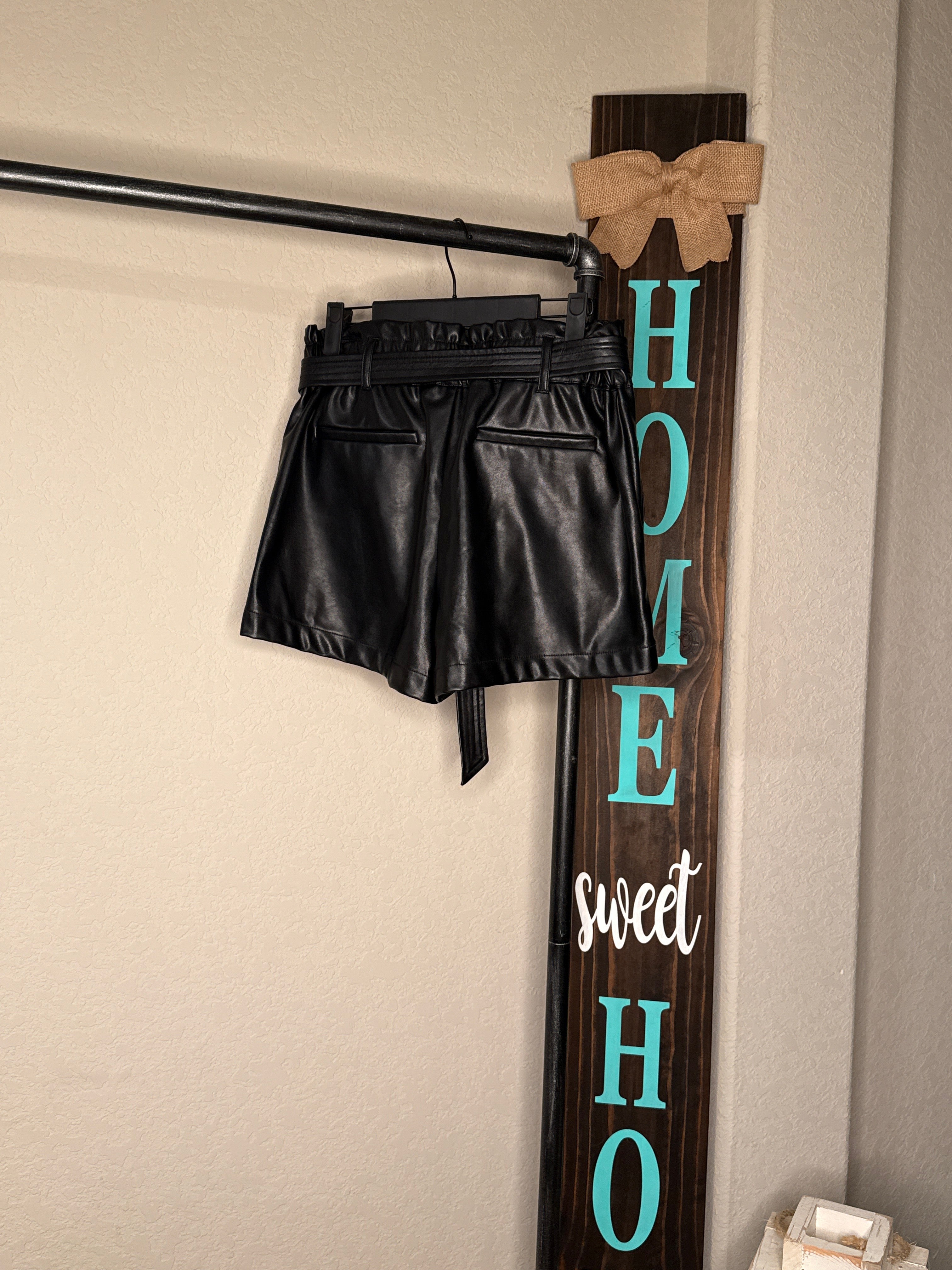 Leather Midnight Shorts