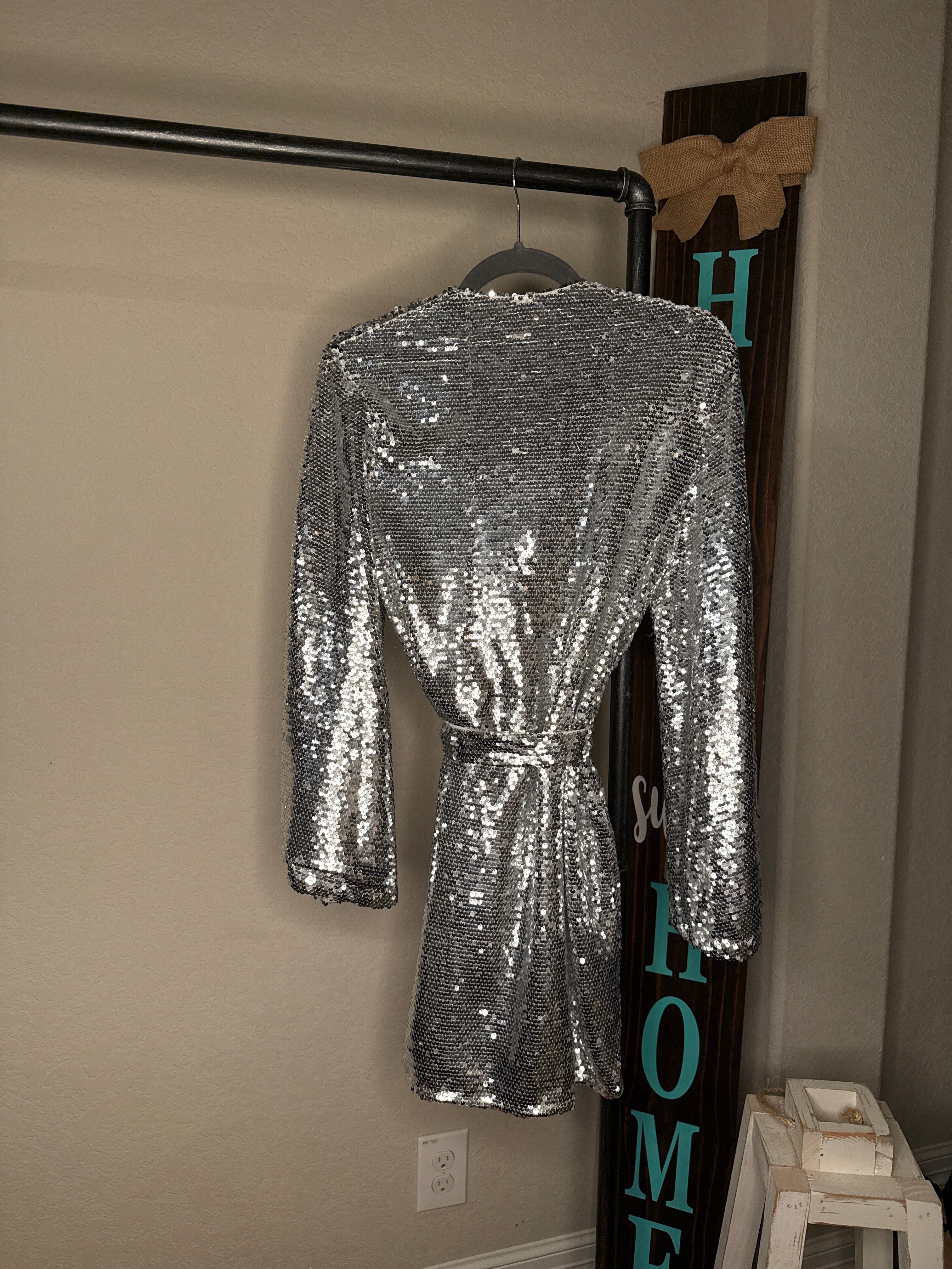 Frosted Luxe Sparkle Dress