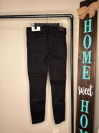 Distressed Black Jeans