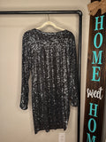 Midnight Sparkle Sequin Dress