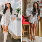 Frosted Luxe Sparkle Dress