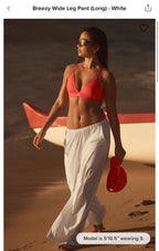 Breezy Long White Pants