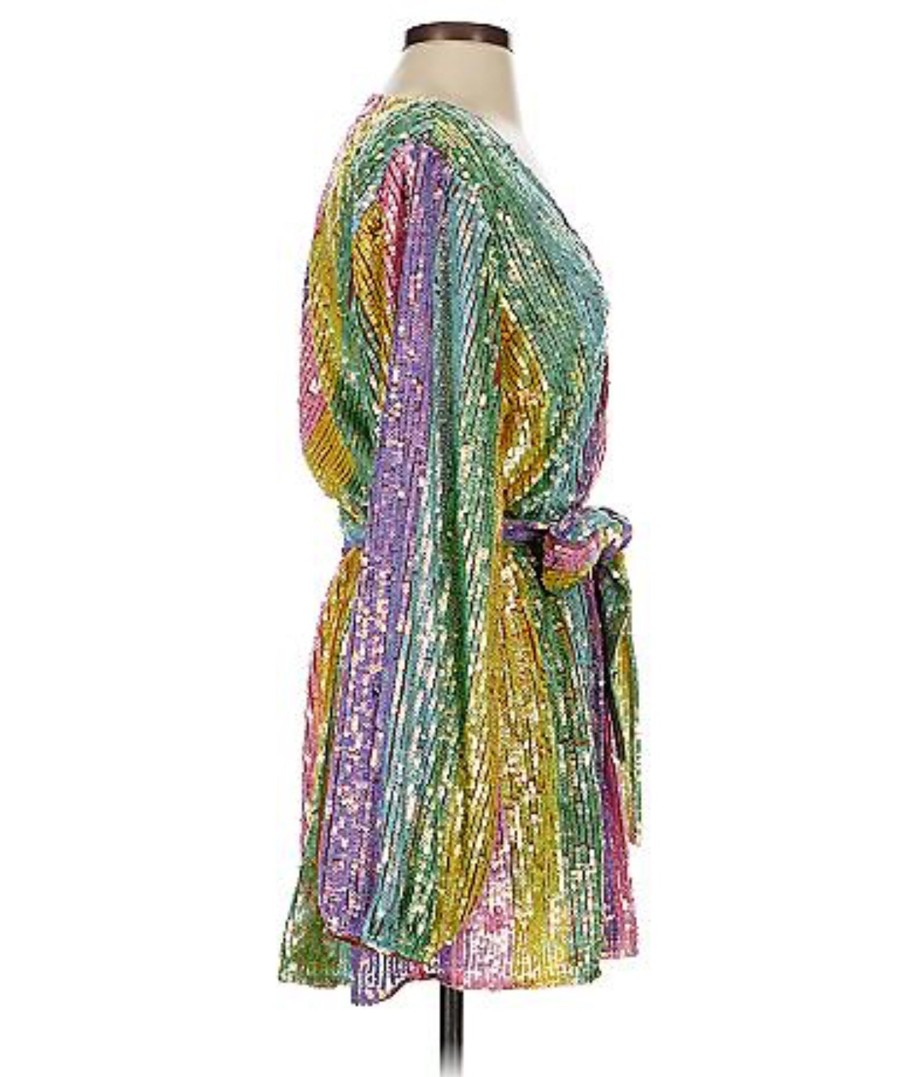 Pastel Disco Sequin Dress