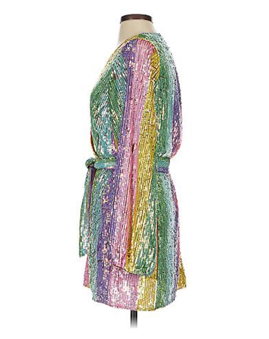 Pastel Disco Sequin Dress