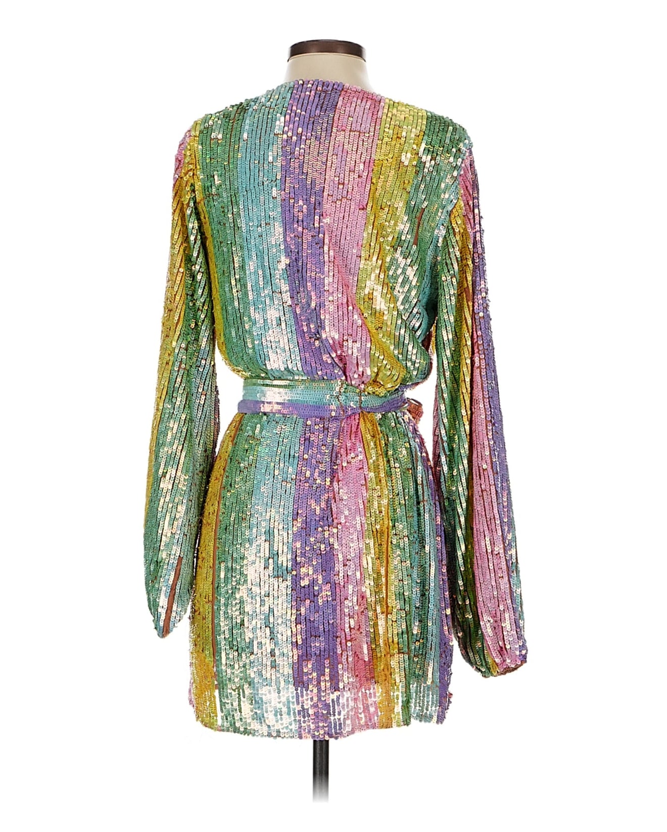 Pastel Disco Sequin Dress
