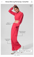 Breezy Long White Pants