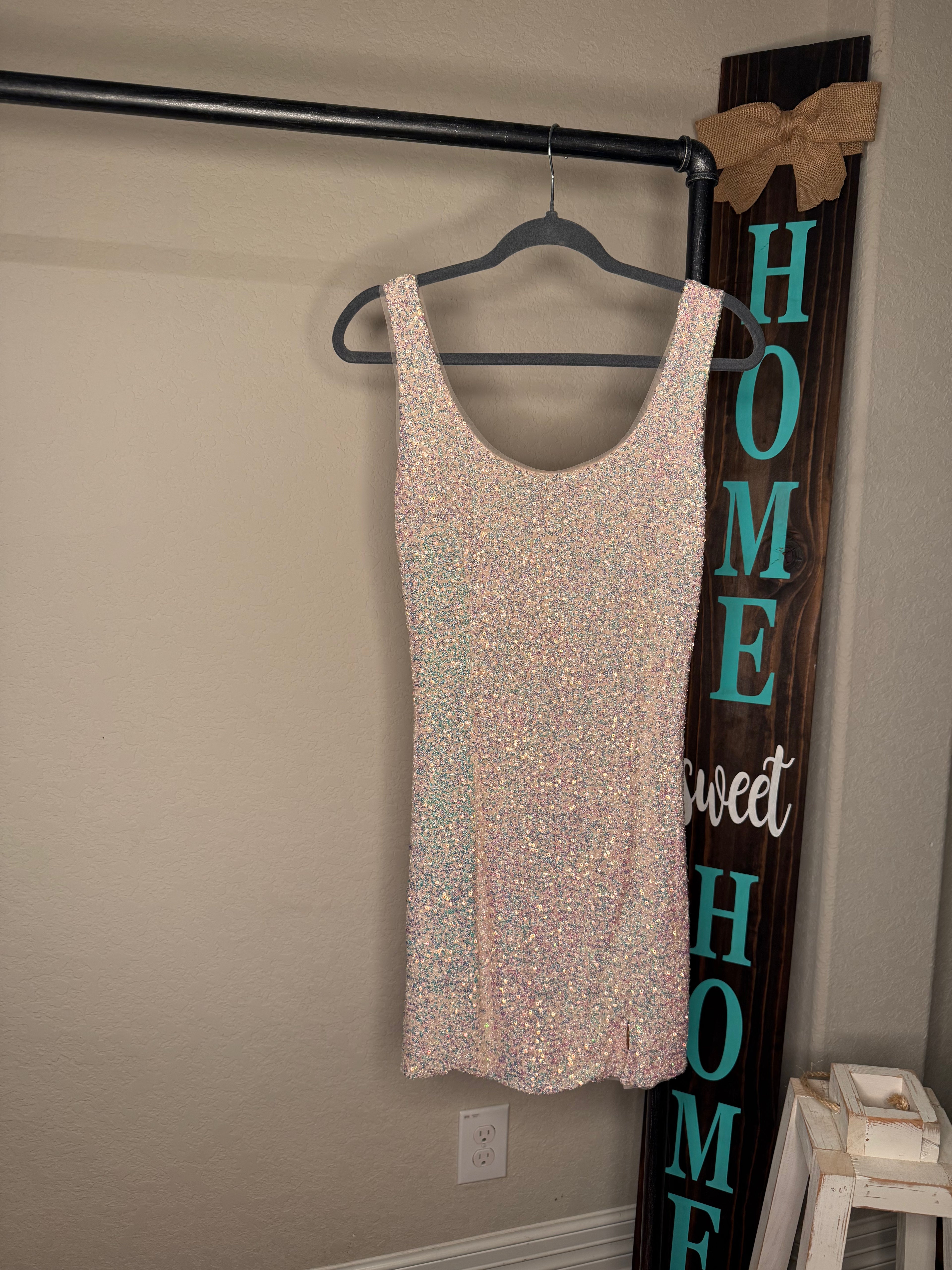 Champagne Mini Dress