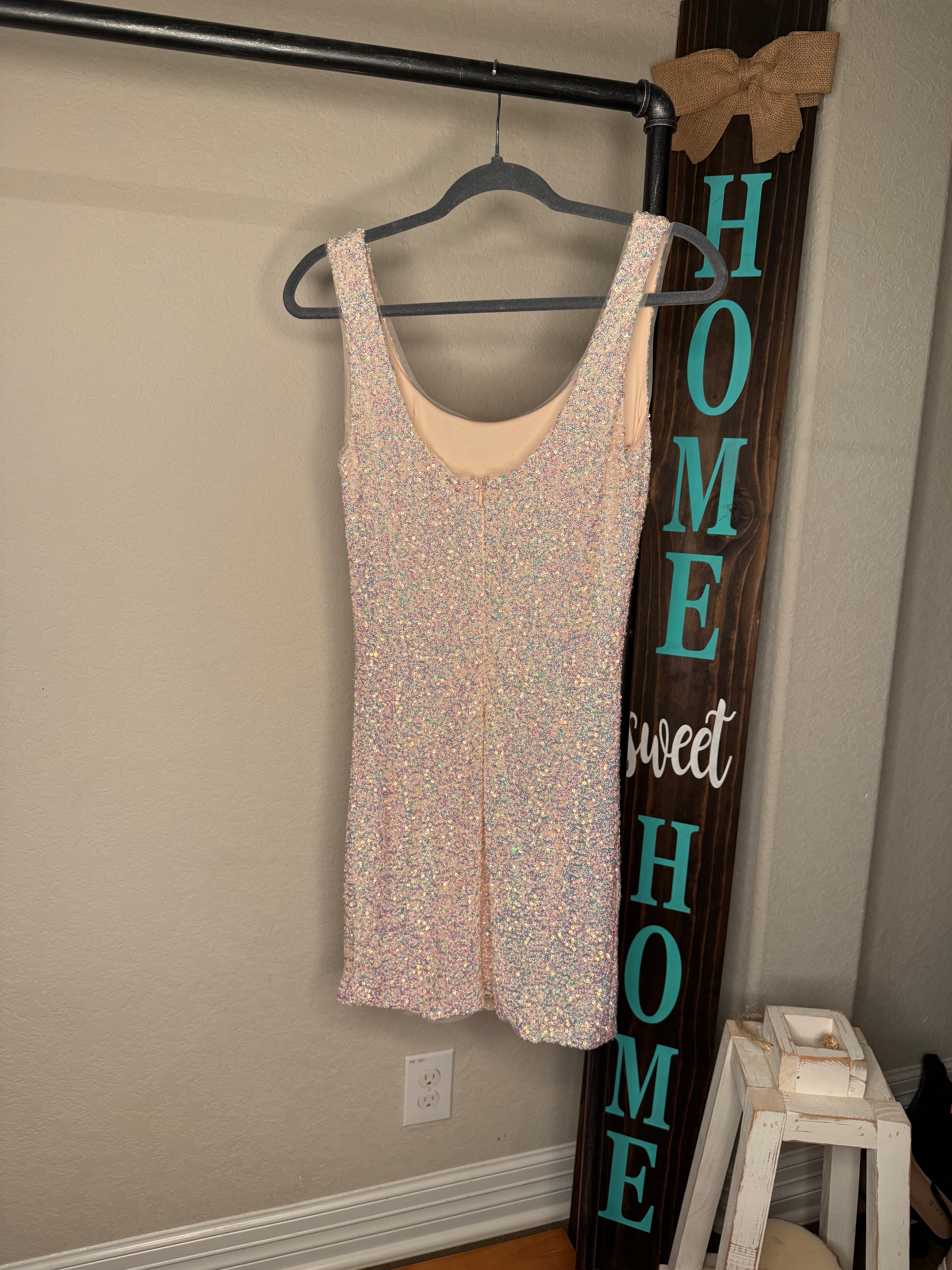 Champagne Mini Dress