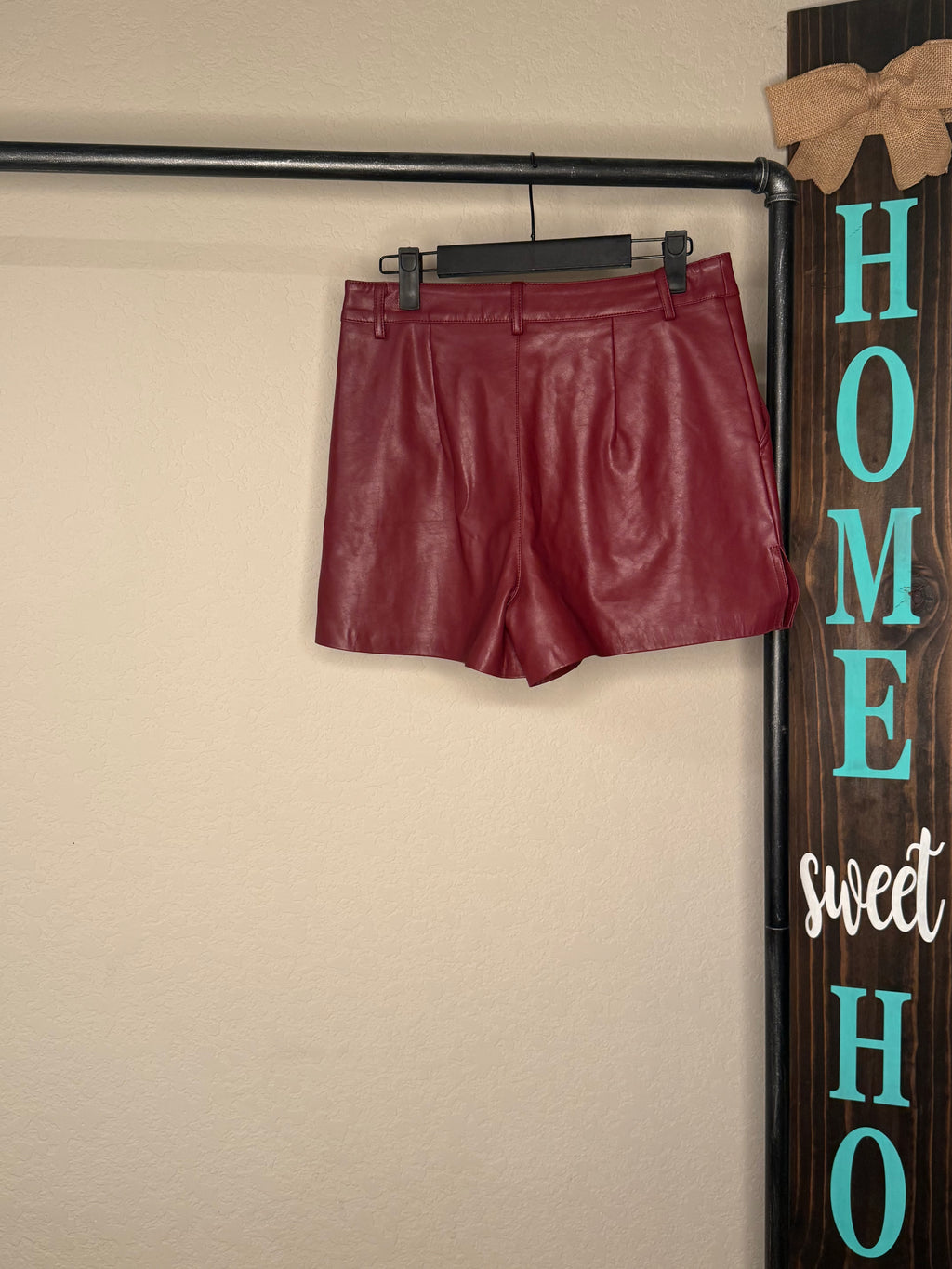 Holiday Leather Shorts