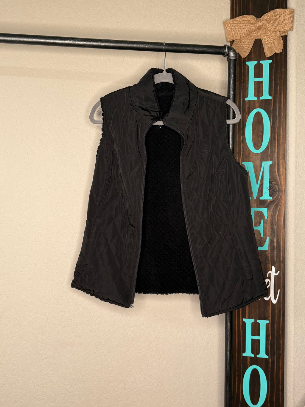 Black Reversible Vest