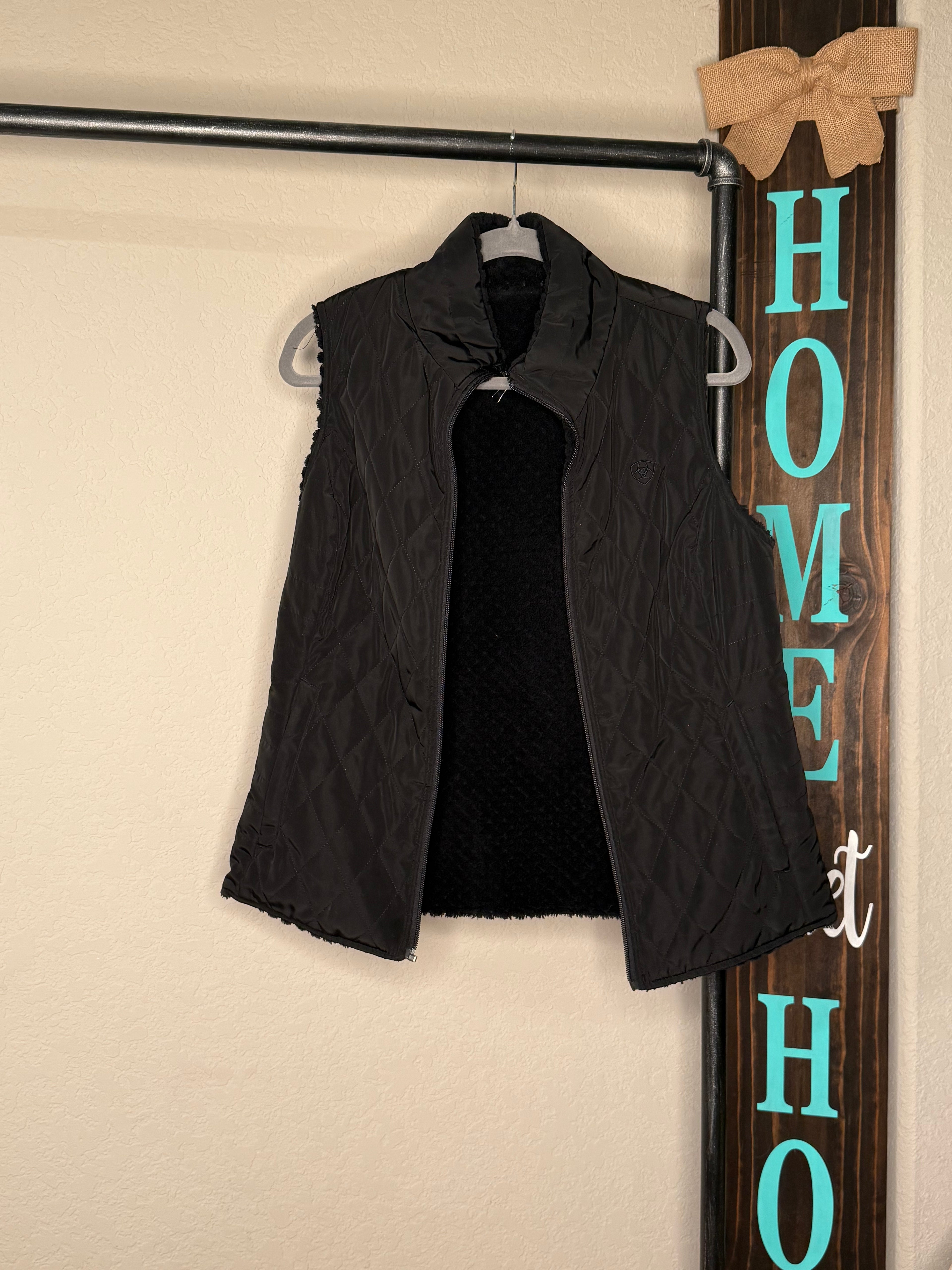 Black Reversible Vest