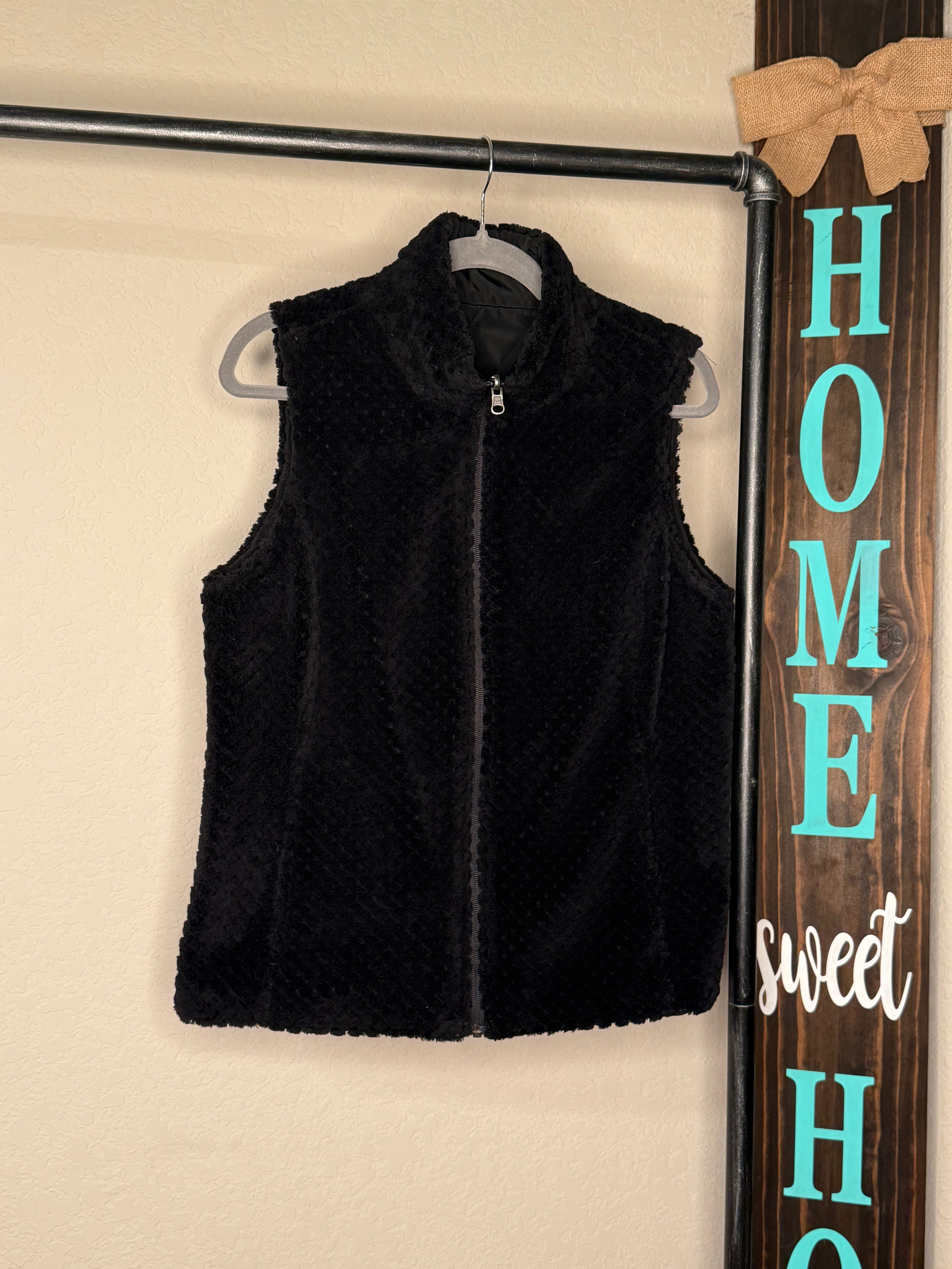 Black Reversible Vest